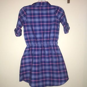 Youngland Dresses - Girls Pink and Blue Checked Dress Youngland Dresses - Girls Pink and Blue Checked Dress